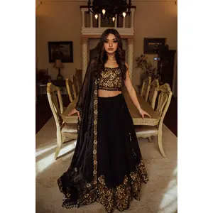 Josey Black Lehenga Choli Set