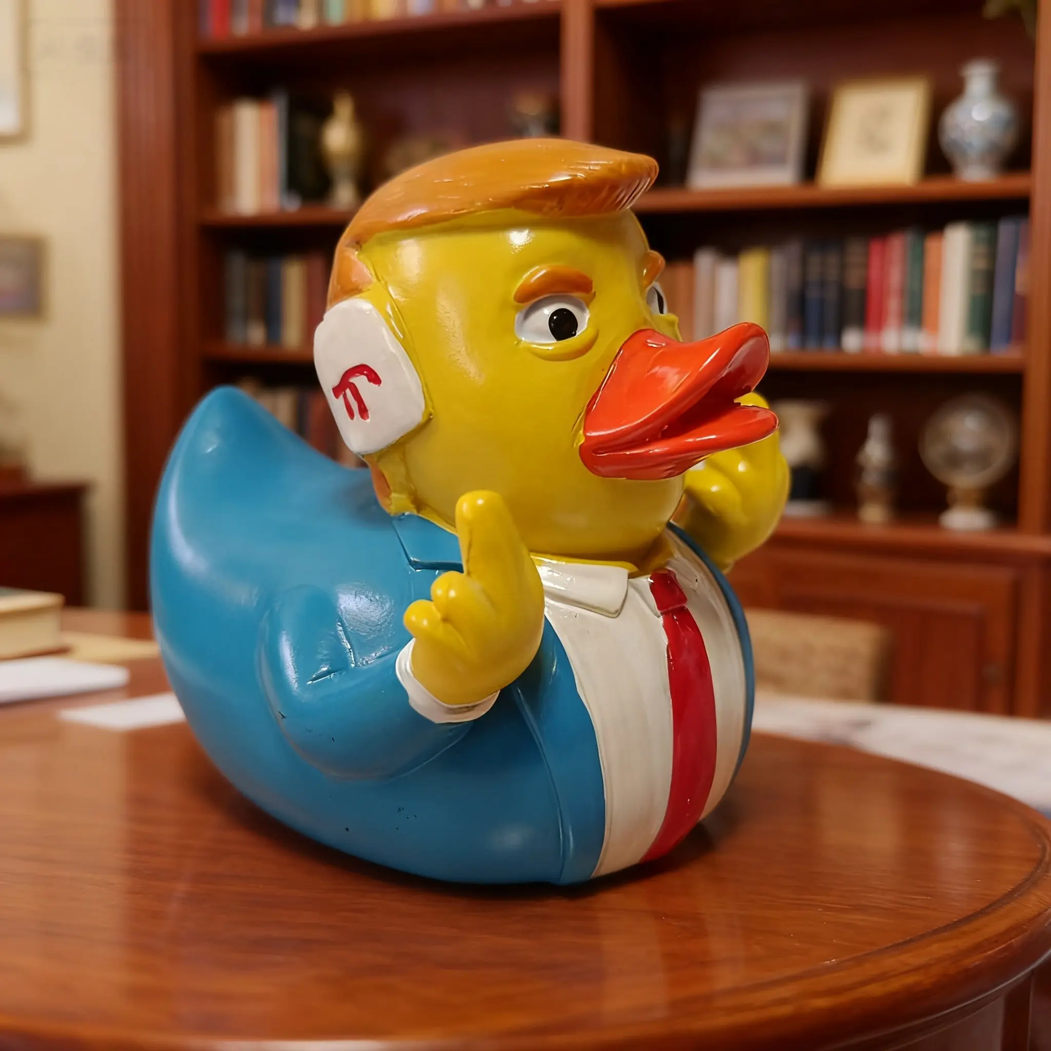 Ugly Resin Duck Figurine, Desktop Decoration, Office Decor, Entryway Resin Ornament, Unique Desk Accessory, Home and Office Decor