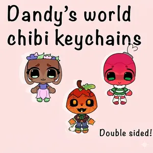 Dandy’s World Mains Acrylic Keychain