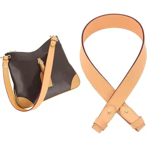 Ankes Vachetta Leather Replacement Shoulder Strap For Gracefull Bags, Adjustable Strap Compatible With Neverfull PM Monogram