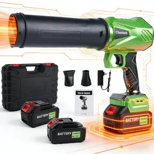 Cheetah  Cordless Leaf Blower 21V Dual Battery Turbo Jet Power Lightweight Fast for Yard Patio Garage Perfect Christmas New Year Gift