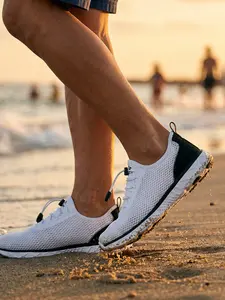 ALEADER Men's Lightweight Quick-Drying Breathable Drainage Beach, Sea, Pool, Outdoor Sports Water Shoes