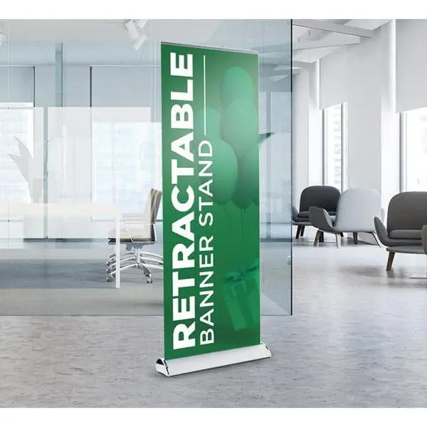 Custom Printed High Quality Retractable Banner Stands 24" x 78"