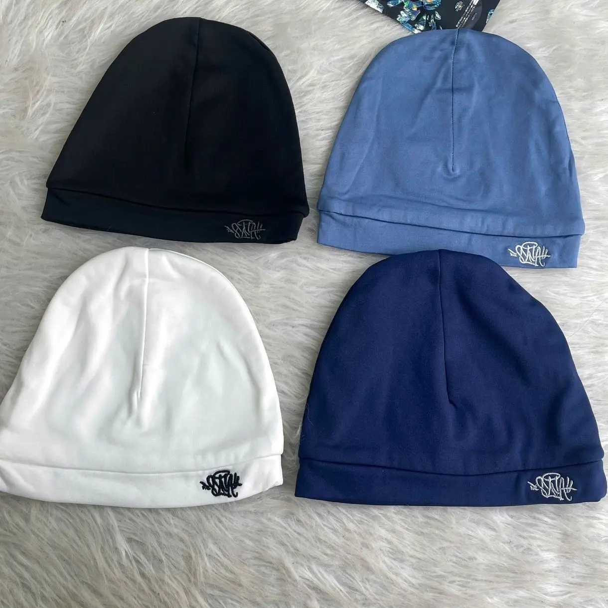 Syna World Skull Streetwear Beanie – Soft Warm Knit Hat, Hip Hop Inspired Unisex Winter Accessory