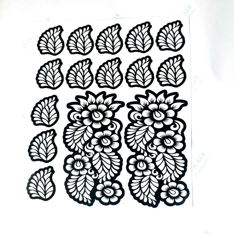 Henna Designs Temporary Tattoo Stencils Kit with Sticker Paper & Sparkly Glitter - Beauty & Personal Care Skincare Tool for Better Adhesion, Cleaner Design Enhancement, Better Adherence