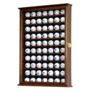 70 Golf Ball Display Case Cabinet