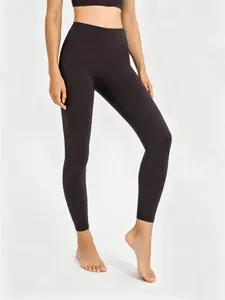 Unbranded Spring/Summer New High-Waisted Sports Leggings with a Barely-There Feel, Butt-Lifting, Tummy Control, Slimming Effect, for Running, Fitness, and Yoga