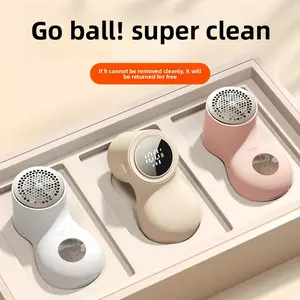 Rechargeable Clothing Lint Remover Digital Display Hair Ball Trimmer Household Lint Roller Electric Pill Remover Portable Hair Generation