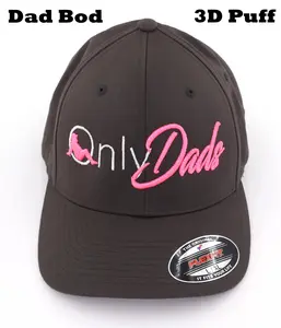 Only Dads 3D Embroidered FlexFit Hat