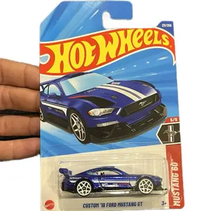 Blue 2018 Ford Mustang GT Diecast car 1:64 scale