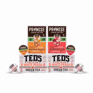 Tea Mix - Variety Pack - 48 Pods - Ted's Famous Tea (x2), Promise Tea Mango Black, Promise Tea Hibiscus
