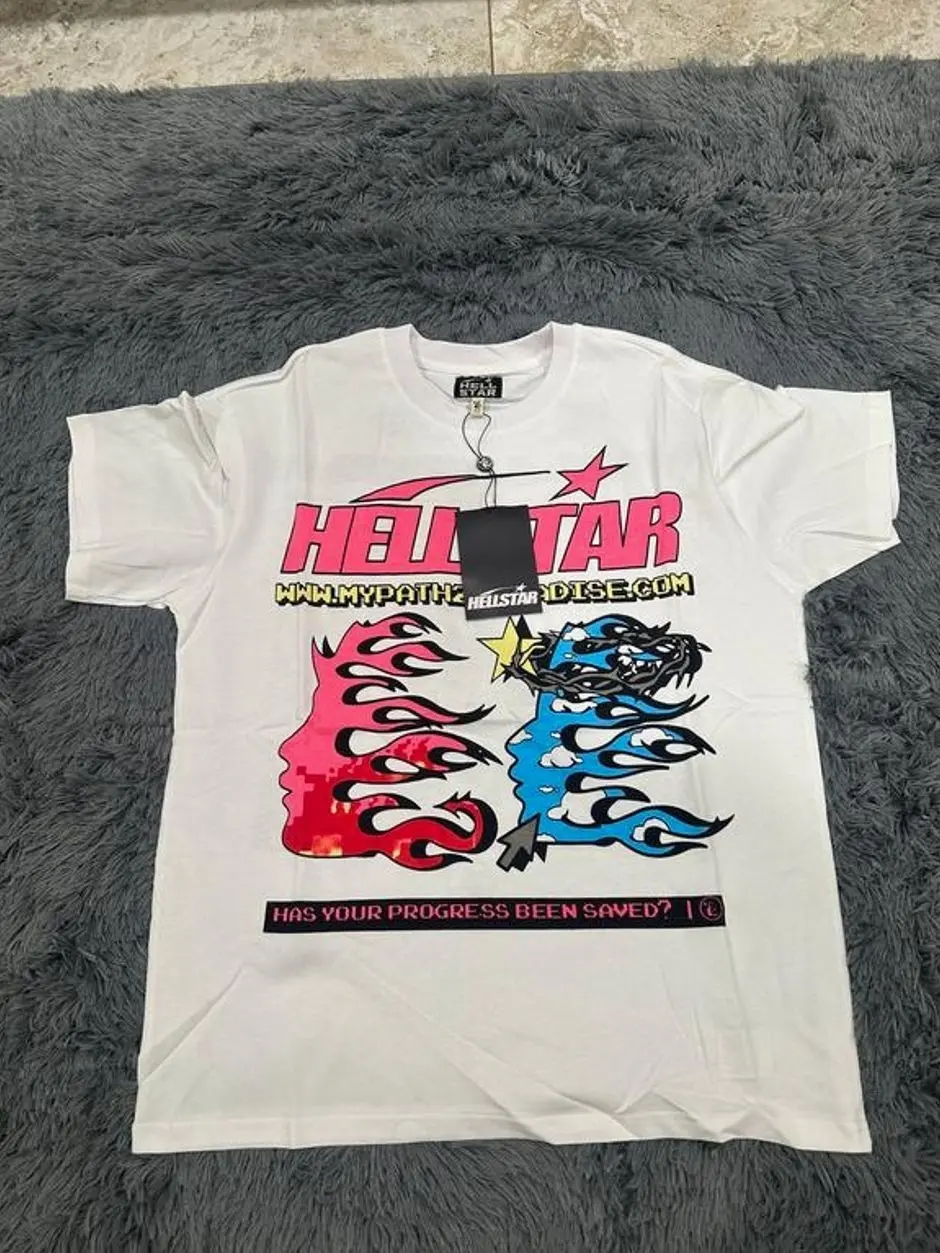 Hell-star Please Select A Path Y2K Aesthetic T Shirt, Harajuku Tee, Goth Punk T-Shirt, Alternative Clothing, Y2k Graphic Shirt, Unisex Shirt, Cotton Shirt, Vintage Shirt, Crewneck Shirt, Streetwear, Oversized T-Shirt 5JV