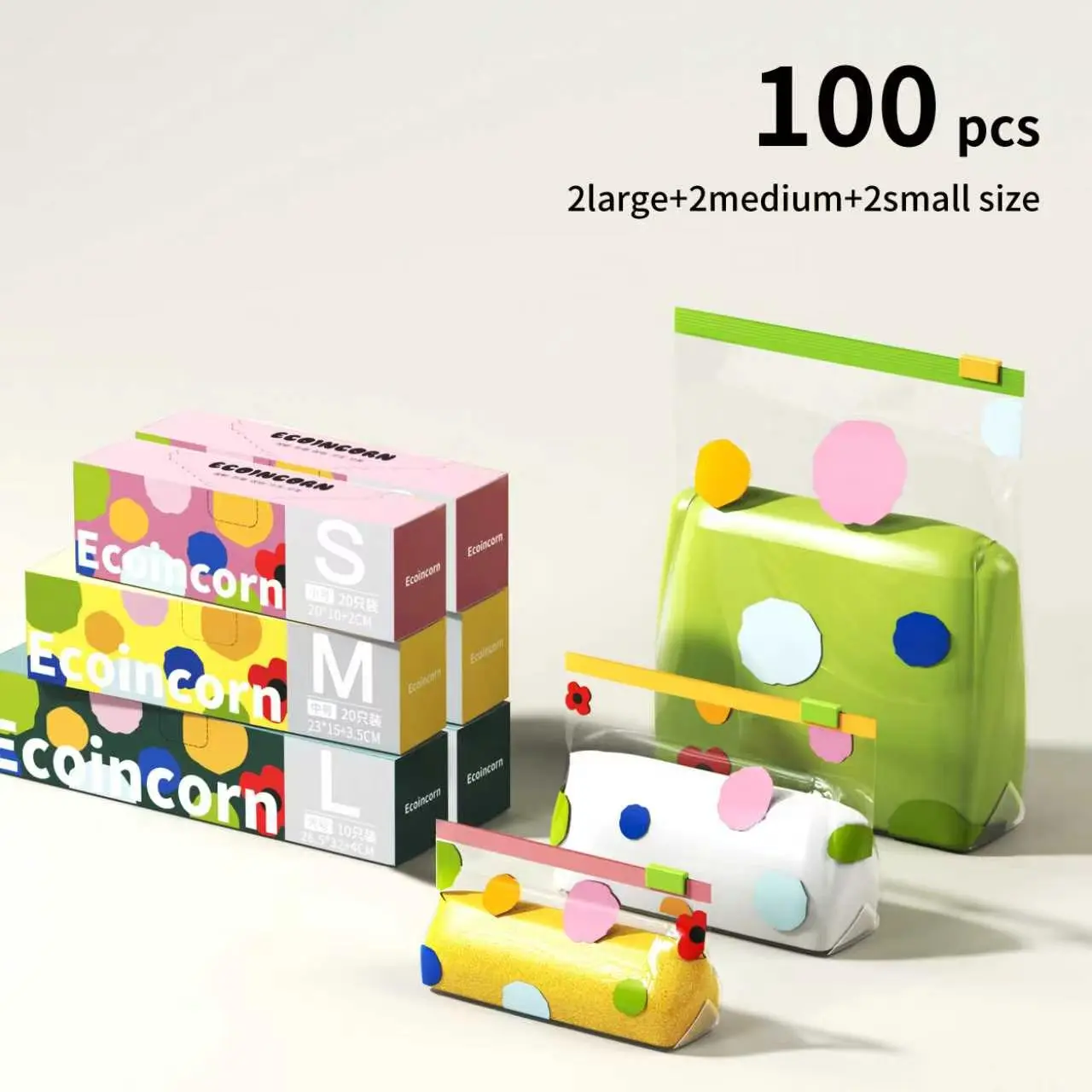 Combo Pack (Large   Medium   Small) 100pcs