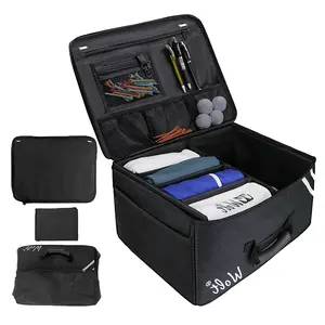 WOLT | Car Trunk Organizer, Collapsible Car Storage Organizer with Multi Compartments, Foldable SUV Storage with Non Slip Bottom Pads