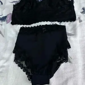 Women's Plus Size Floral Lace Bra Set, Sexy Wireless Underwear, Medium Support, Fitted Design, Perfect Gift, Comfortable Fashion