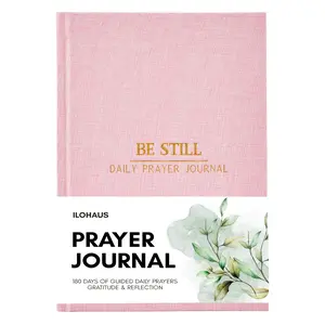 ILOHAUS Daily Guided Prayer Journal: 180 Days of Guided Daily Prayers, Gratitude & Reflection | Godly Bible Journals for Scribe | Bible Study and Prayer Tracker Tool