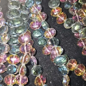 Crystal Bead Strands - Colorful Beads as Described