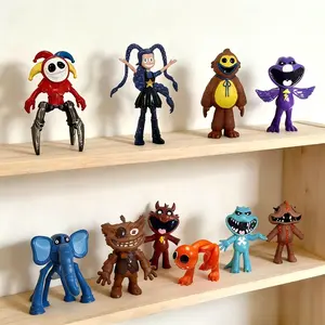 12-Piece Bobbi Game Time Action Figure Set, 3-4 Inch Miniature Collectible Dolls, Handmade Model Decorations, Birthday Gifts, Holiday Presents