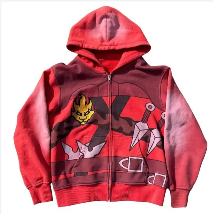 Men's 3D Graphics Matching Casual Menswear Set - Long-Sleeved Pullover Hoodie, Zipper Sweatshirt, Sweatpants