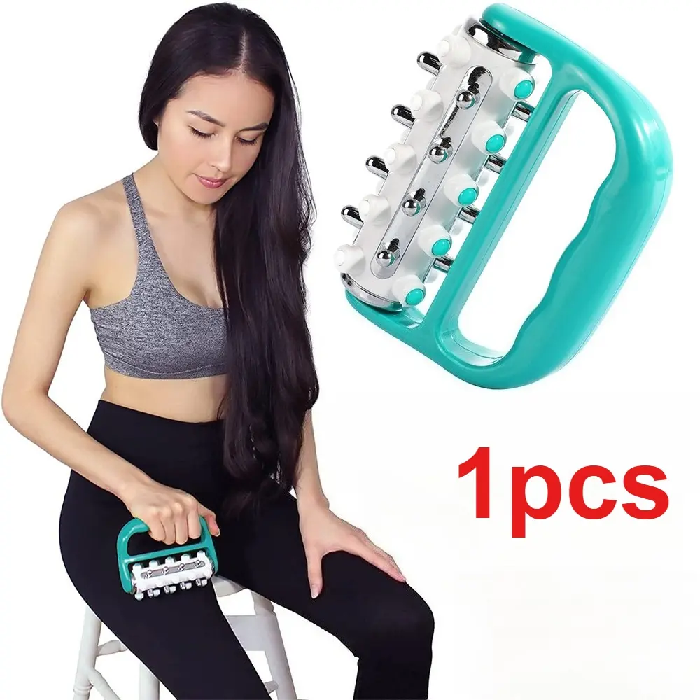 Portable Massage Roller, Handheld Muscle Relaxation Massager for Men and Women, Muscle Relaxation Tool for Home Gym Workout, Relaxation Aid, Home Gym Equipment