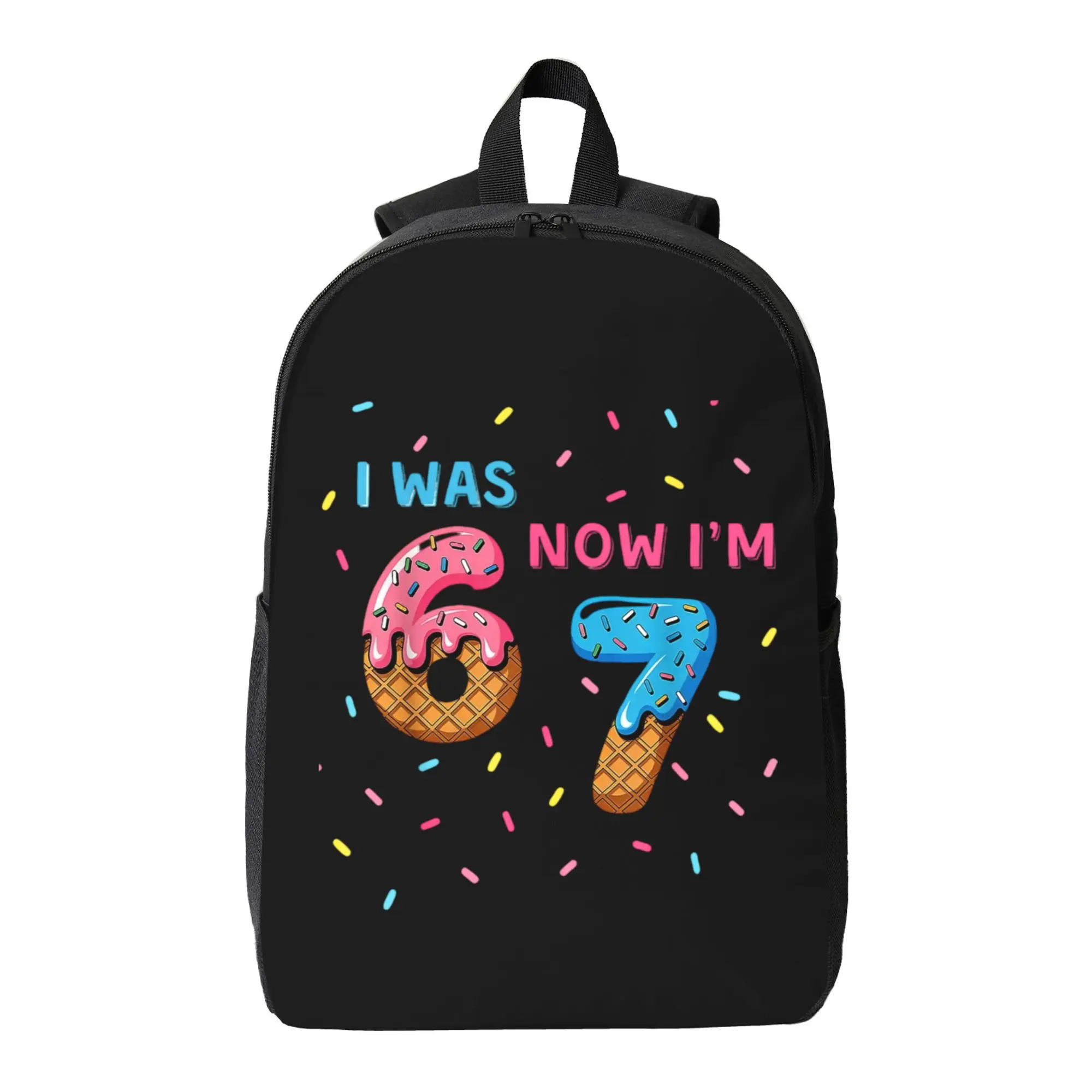 Funny Backpack 67 Meme Funny Baseball Creams Drips Backpack – Two