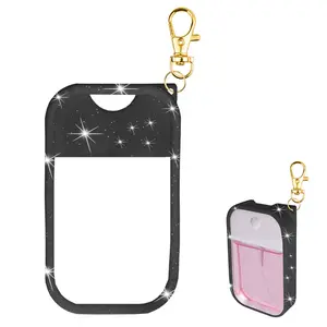 1 Piece Spray Silicone Material Protective Case, Durable Protection, Minimalist Design, Compatible with Power Mist/glow Mist 1oz Bottles, Keychain Included