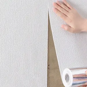 Self-Adhesive 3D Foam Wallpaper, Texture, Easy Clean and Cut, Peel-And-Stick, Modern Style, Vinyl Material, Rectangular, Glossy, Multi-Surface Installation