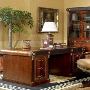 Luxury Executive Desk – 76.8” Solid Wood Statement Piece