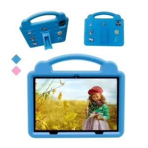 10.1 Inch Android Learning Entertainment Tablet, 1 Count Parental Control Tablet with Silicone Case, Eye Protect IPS Screen Educational Tablet, Ideal Gift Choice for Boys & Girls