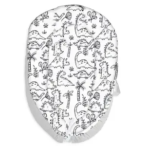 【2025】Baby Lounger for Newborn Cover - Newborn Lounger Cover for 0-12 Months, Breathable & Portable Infant Lounger Cover - Soft Baby Floor Seat Cover for Travel, Newborn Essentials - Baby Snuggle