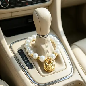 Universal Hanging Gear Shift Beads, Auto Interior Decoration, Car Accessories, Stylish Dashboard Ornaments, Easy Installation