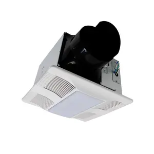 Awoco 6" Duct 120 CFM LED Bathroom Exhaust Fan, Ultra-Quiet 0.9 Sone, HVI ETL Energy Star