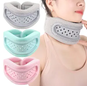 Sleep and pain relief neck brace, memory foam cervicalsupport brace, adjustable orthopedic neck brace, helpswith neck recovery.