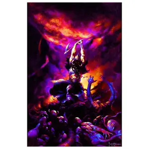 Death Dealer 2- Non Flocked Blacklight Poster Decor Wall