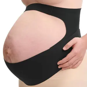 Thin Invisible Belly Band for Pregnant Women Mid to Third Trimester Support Belt Comfortable & Invisible for Big Belly