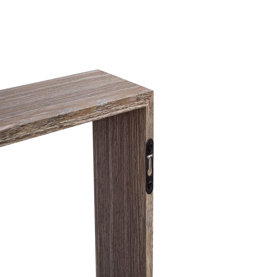 Floating Shelves, 17.72", wall-mounted wooden shelves for bathroom, bedroom, living room, kitchen; hanging shelf for book storage and decor with invisible brackets, maple