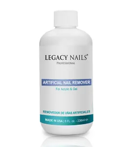 Legacy Nails Professional Artificial Nail Remover 8oz for Acrylic & Gel