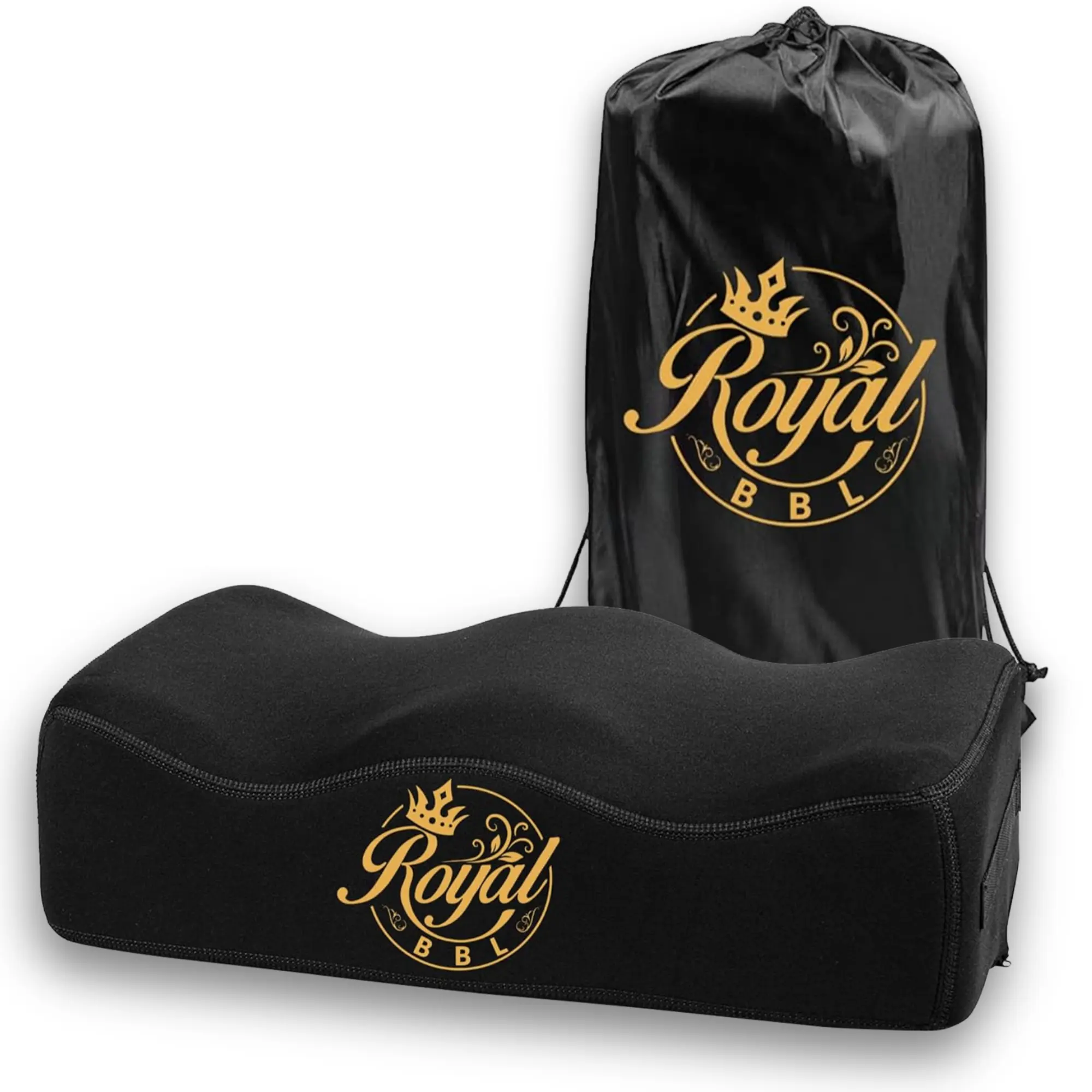 Royal BBL After Surgery Pillow - Dr-Approved Firm Cushion for Women, Portable Travel-Friendly Brazilian Butt Lift Recovery Support, 2-Layer Ultra-Comfortable Booty Sitting Aid
