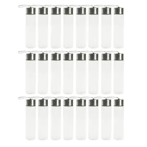 Eco-Friendly 18oz Plastic Water Bottles with Strap – 24 Pack Party Essentials