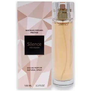 NEW Brand Silent Women's EDP Perfume - Tuberose Scent with Honeysuckle Top Notes & Jasmine Base Notes, 3.3 fl oz, New In Box
