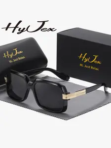 HyJex 1 Piece Unisex Defining Style Full Frame Sunglasses Suitable For Daily Wear Square Frame Sunglasses UV400