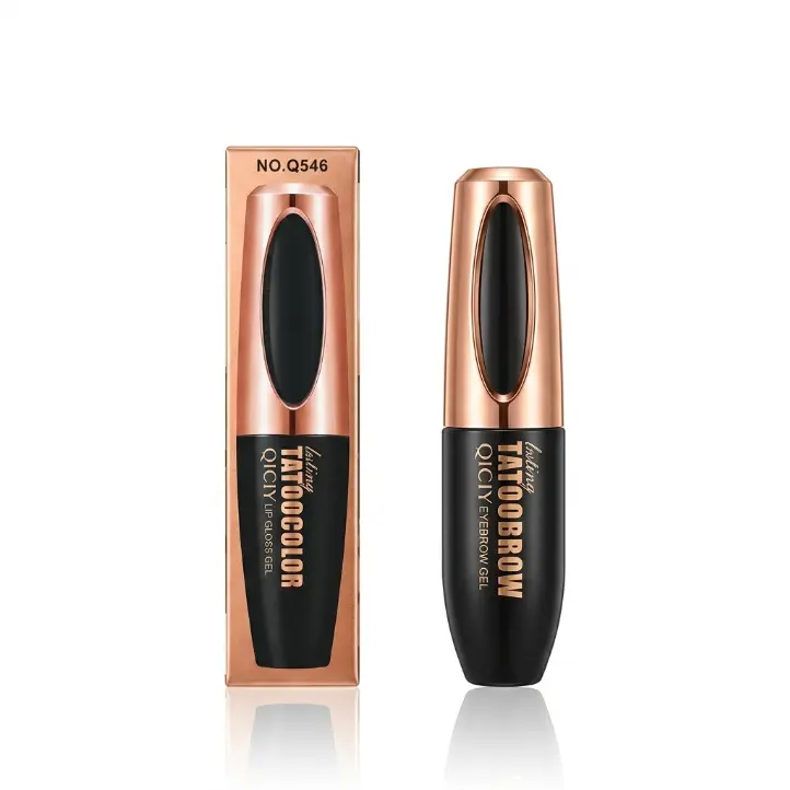 QICIY Tattoo Brow Eyebrow Gel, Long Lasting Waterproof Tint Eyebrow Mascara, Smudge Proof Sweat Resistant Eyebrow Tattoo Color for Natural Bushy Brows, All Day Wear Eyebrow Makeup for Beginners Precision strong hold beauty flawless