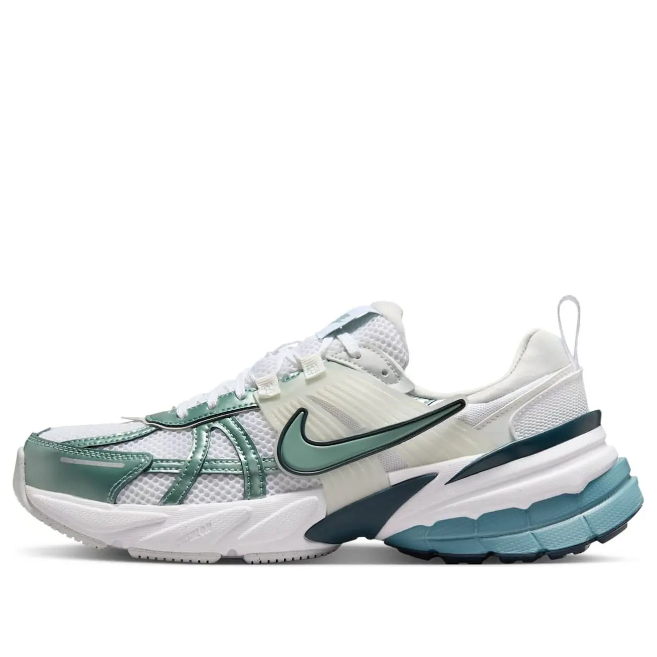 Nike V2K Run White Smokey Blue Armory Navy Cannon FD0736-111 Women's Fashion Sneaker New