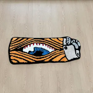 Eye Pattern Rug, 1 Count Creative Non-slip Soft Floor Mat, Decorative Carpet for Home Living Room Bedroom, Home Decor, Animal Print Rug