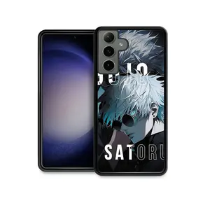 Anime Cute Jujutsu Kaisen Gojo Satoru Phone Case for Samsung Galaxy A15, A13 A14 A16 A21 A22 A23 A25 A26 A31 A32 A33 A34 A35 A36 A42 A51 A52 A53 A54 A55 A56 A73 5G Shockproof Cover