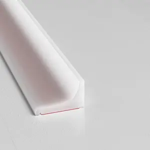 Shower Threshold Water Dam - Walk in Shower Water Guard, Shower Door Bottom Seal Water Barrier, Kitchen Bathroom Sink Splash Guard (39inch)