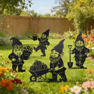 Garden Working Gnome Yard Set - 4 Pack Garden Working Gnome Yard Set - 4 Pack