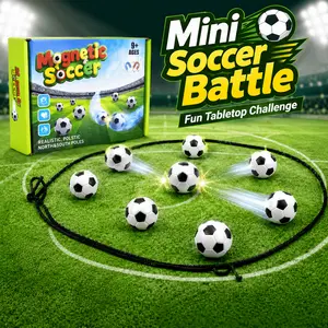 New magnetic soccer battle board game, parent–child interactive game, children’s family tabletop sports game, fun travel game with storage bag, parent–child indoor party toy