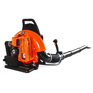 Garvee Upgraded 66CC Backpack-Style Gas Blower, 4 HP Two-Stroke Engine Delivers 880 CFM Air Volume & 320 MPH Wind Speed, High Output Yard Blower for Wet Leaves, Yard Trash and Snow Clearing Jobs