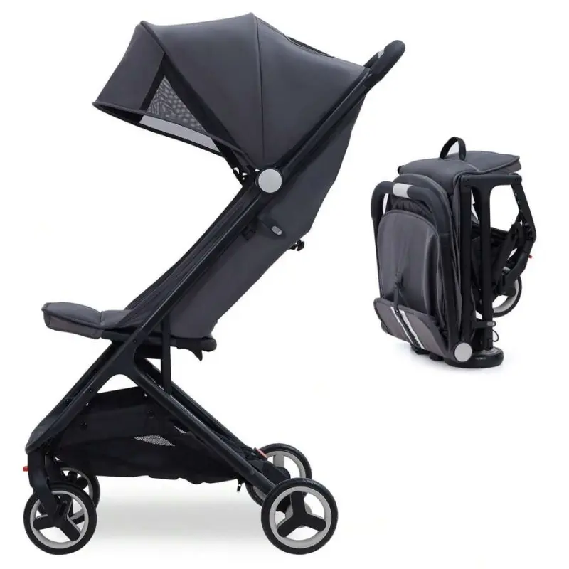 Lightweight Stroller,Compact One-Hand Fold Travel Stroller For Airplane Friendly,Reclining Seat And Canopy